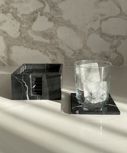 Portavasos CUADRADO NEGRO